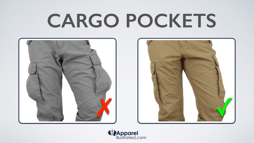 empty vs full cargo pockets