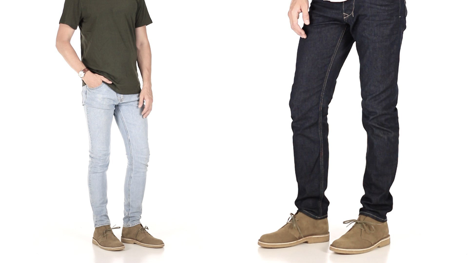 shoes to wear with tapered jeans