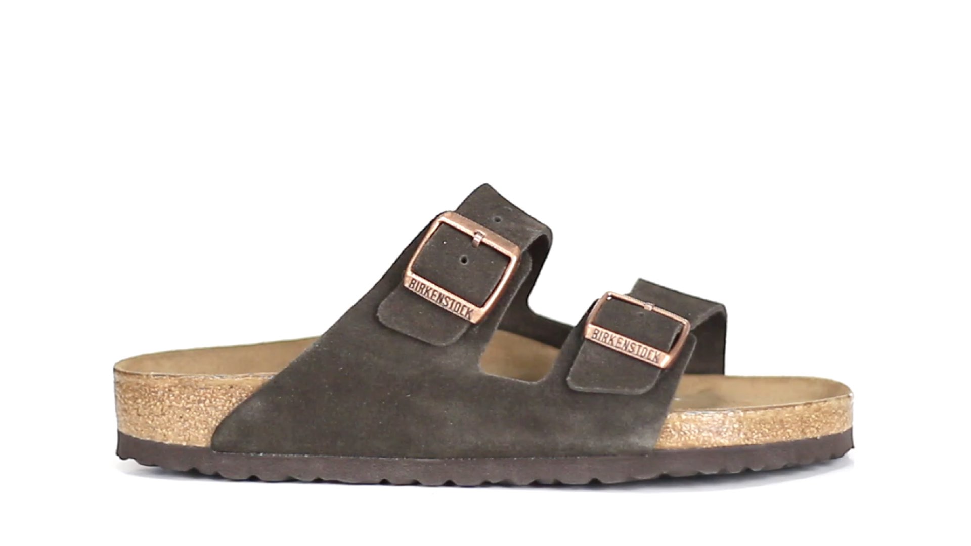 043 Birkenstock buckle sandals from side